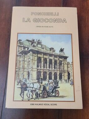 Ponchielli La Gioconda Opera in Four Acts Vocal Score Belwin Mills Piano Choir